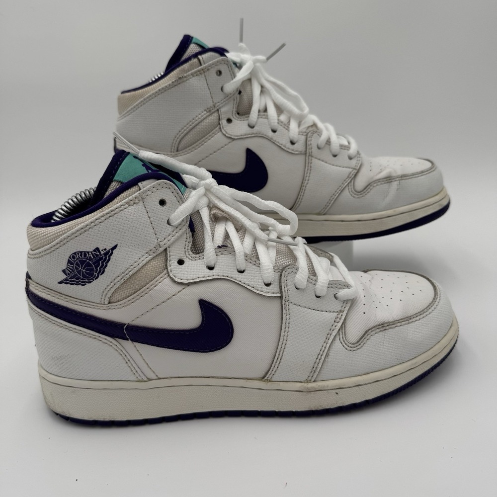 Nike Air Jordan 1 Retro GG 'Court Purple' 332148-137 Size 6 White